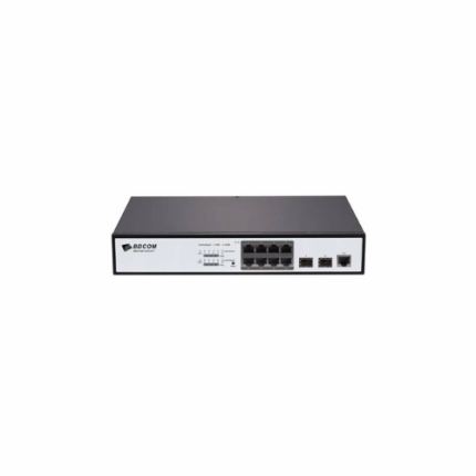 Bdcom S2510-P 8 Gigabit Port + 2x Gigabit SFP, Yönetilebilir POE Switch