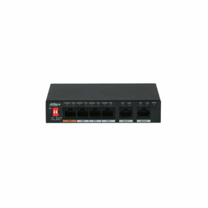 Dahua DH-PFS3006-4ET-60 4 Port 100M POE+2 Port 100M RJ45 PoE Switch(60W)