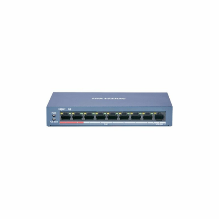 Hikvision DS-3E0109P-E_M 8_Portlu 10_100 Fast Poeli Switch