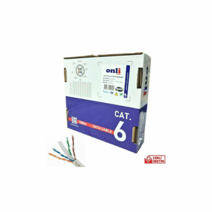 Onli CAT6 Kablo 24 AWG CCA 100'lük