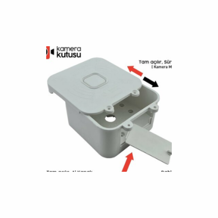 TRK-100 Kare Kamera Kutusu Beyaz