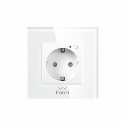 Fonri WF3-EL3-0401-04 WiFi Akıllı Duvar Prizı Siyah-Beyaz