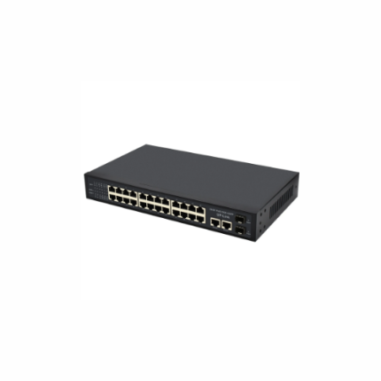 Sec-On SC-S28G 24 Port Poe2 Port Uplink +4SFP 10/100 Switch